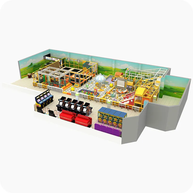 Macaroon-Themed Indoor Playground