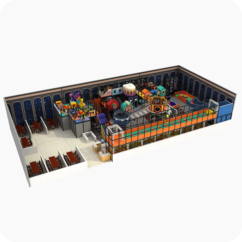 Indoor Safe Candy soft play equipment for Kids' Entertainment