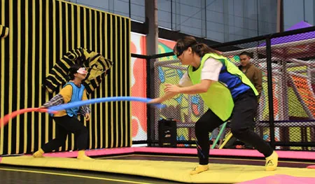Trampoline Parkour
