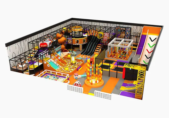Trampoline park for children