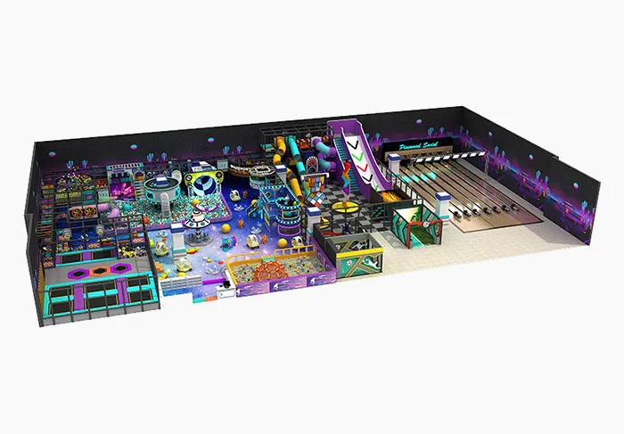 Trampoline park for children
