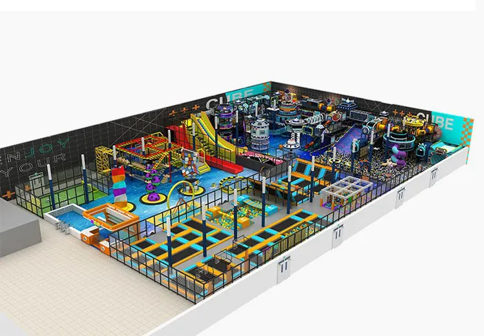 Trampoline park for children