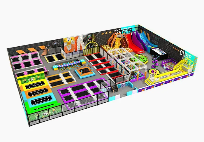 Trampoline park for children