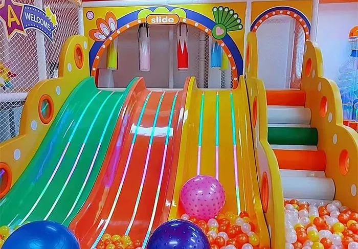 LED Fiberglass Slide