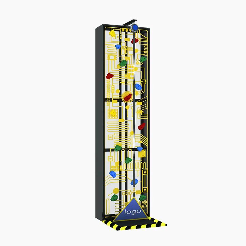 Clear Panel Climbing Wall with Balance Training Lines