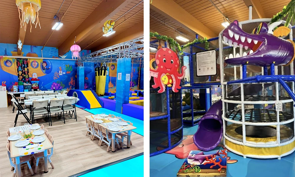 Dedicated party rooms