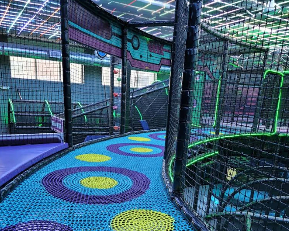 Rainbow Net Walkway