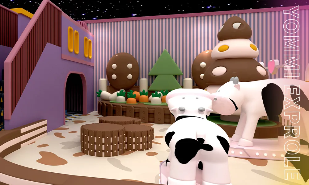 Highly themed and safe toddler zone designed for UK indoor playgrounds to maximize stable weekday revenue from local families.