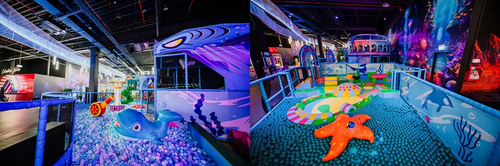 Playtopia indoor kids ball pit and ocean play zone